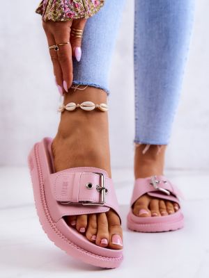 Sandali z zvezdico Big Star Shoes roza