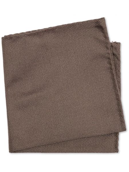 Cravate en soie avec poches classique Dsquared2 marron