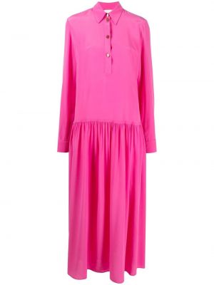 Svilena haljina Alysi ružičasta