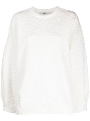 Sweat col rond col rond B+ab blanc