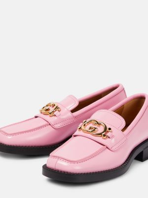 Kožené loafersy Gucci