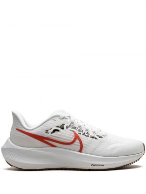 Sneakerși cu model leopard Nike Air Zoom alb