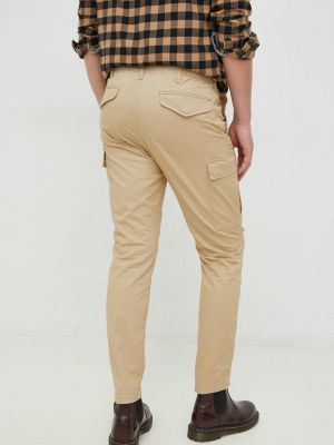 Přiléhavé kalhoty Polo Ralph Lauren béžové