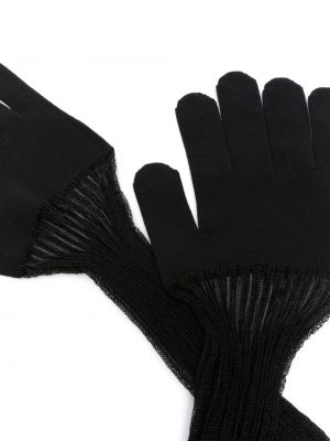Průsvitné rukavice Cfcl černé