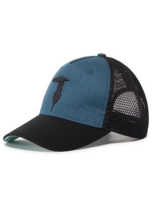 Καπέλο από διχτυωτό Trussardi μπλε