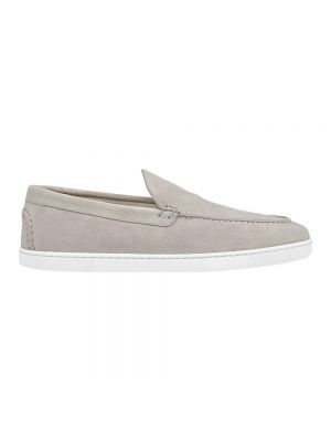 Loafers Christian Louboutin beżowe