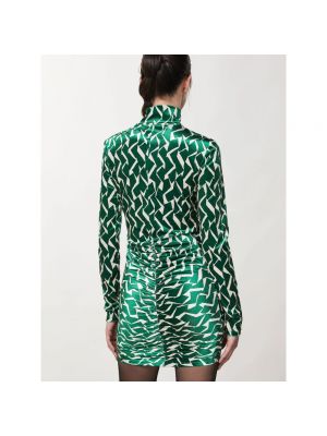 Mini vestido con estampado geométrico Patrizia Pepe verde