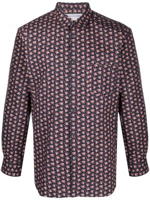 Ned floral skjorte Comme Des Garcons Shirt blå