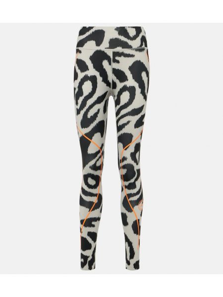 Pantaloni tuta con stampa leopardato con motivo a stelle Adidas By Stella Mccartney