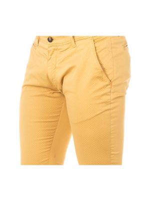 Pantalones con cremallera La Martina amarillo