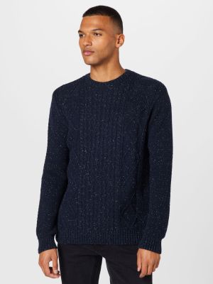 Пуловер Clean Cut Copenhagen синьо