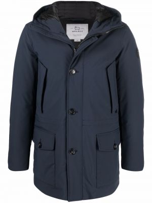 Hette lang pels Woolrich blå