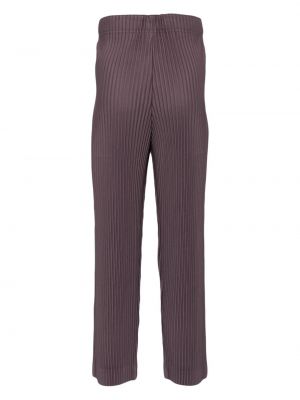 Pantalon droit plissé Homme Plissé Issey Miyake violet