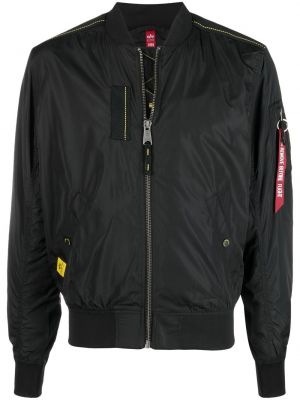 Lang jakke Alpha Industries svart