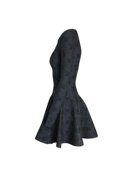 Rozkloszowana sukienka Alaïa Pre-owned czarna
