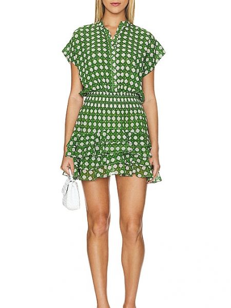 Mini robe Misa Los Angeles vert