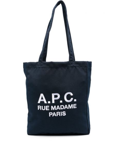 Shopping bag A.p.c. blå