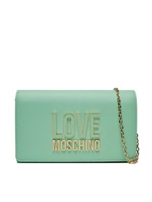 Borse pochette Love Moschino verde