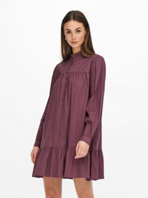 Платье-рубашка Jdy фиолетовое
