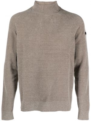 Žametni pulover iz rebrastega žameta Roberto Ricci Designs siva