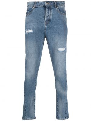 Jeans skinny effet usé slim John Richmond
