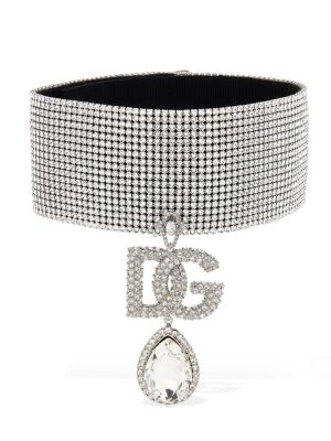 Colier de cristal Dolce & Gabbana argintiu