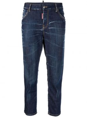 Lavtaljet jeans 7/8 Dsquared2 blå