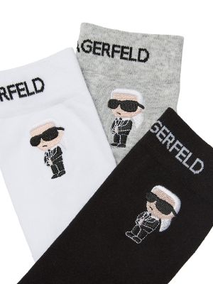 Čarape s melange uzorkom Karl Lagerfeld