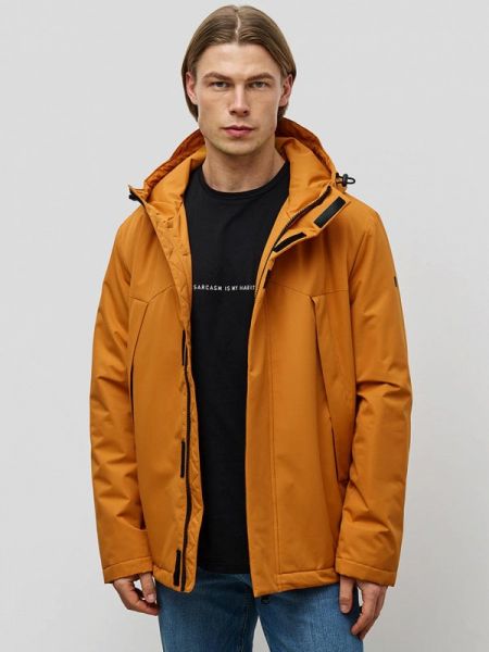 Утепленная демисезонная куртка Baon оранжевая