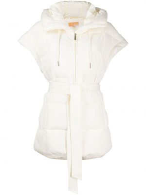 Prošívaná vesta s kapucí Michael Kors bílá
