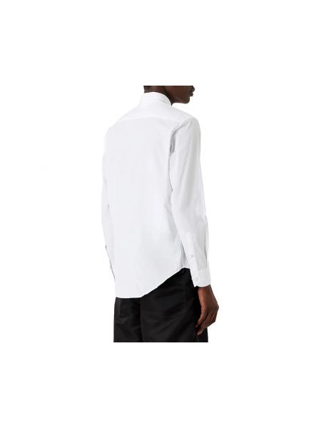 Camisa slim fit deportiva Emporio Armani blanco