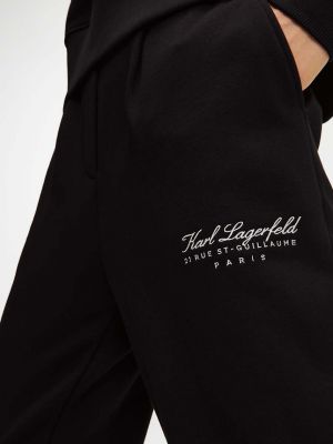 Spodnie sportowe Karl Lagerfeld czarne