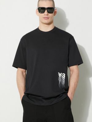 Pamučna majica kratki rukavi Y-3 crna