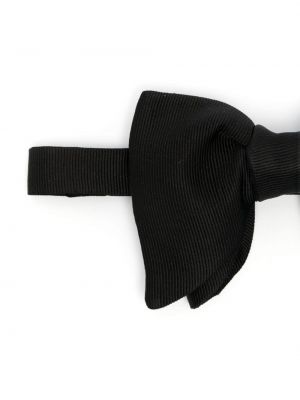 Hedvábná kravata s mašlí Tom Ford černá