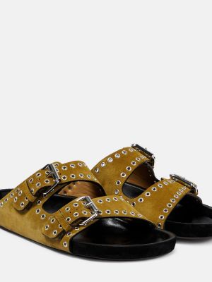 Sandale din piele de căprioară Isabel Marant bej