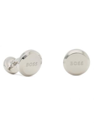 Manšetni gumbi z gumbi Boss srebrna