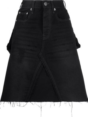 Джинсовая юбка Balenciaga черная