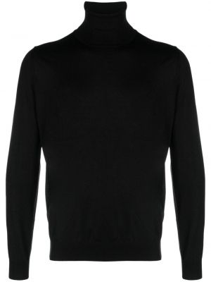 Вълнен пуловер Laneus черно