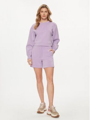 Shorts de sport large Guess violet