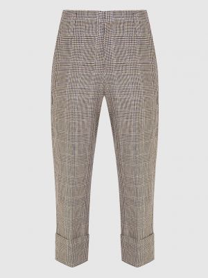 Лляні прямі брюки Brunello Cucinelli бежеві