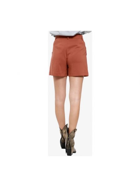 Pantalones cortos con bordado de viscosa Erika Cavallini