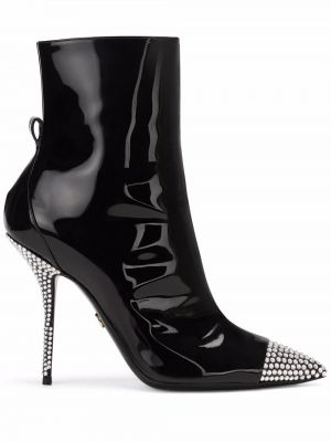 Обувки до глезена с кристали Dolce & Gabbana