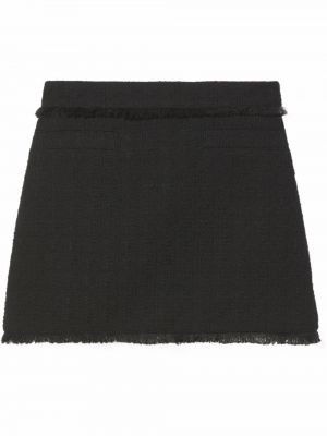 Fustă mini tricotate din tweed Proenza Schouler White Label
