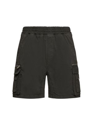 Shorts cargo en coton Represent noir