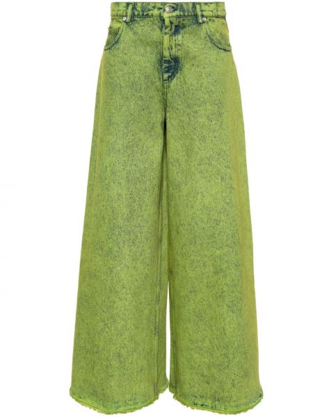 Voľné džínsy Marni zelená