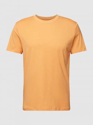 Koszulka w jednolitym kolorze Esprit pomarańczowa