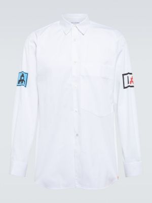 Bavlnená košeľa s potlačou Comme Des Garã§ons Shirt biela