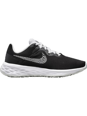 Кроссовки с принтом зебра Nike Revolution черные