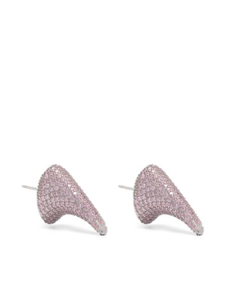 Boucles d'oreilles en argent en cristal Collina Strada