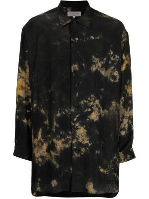 Tie-dye šilkinė marškiniai Yohji Yamamoto